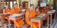 Young Monks learning English